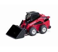 siku 3049, Mini Chargeur Manitou 3300V, 1:32, Métal/plastique, Rouge, avec Plusieurs fonctions, Compatible avec les autres modèles siku de la même échelle