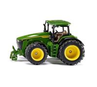SIKU 3290, John Deere 8R 370, 1:32, Métal,Plastique, Vert, Boule d'Attelage Incluse, Capot Moteur Ouvrable