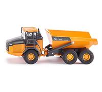 siku 3506, Benne basculante John Deere, Véhicule de chantier, 1:50, Métal/Plastique, Orange, Benne basculante