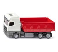 Siku 3518 Camion Benne Man, 1:50, métal/Plastique, Rouge/Blanc, Camion Jouet pour Enfants, Benne basculante, Construction Robuste