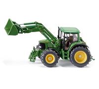siku 3652 - Tracteur John Deere avec chargeur frontal, 1:32, Métal/Plastique, Vert, Chargeur frontal mobile, Cabine de conduite amovible