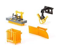 siku 3661, Accessoires pour Chargeur Frontal, 1:32, Métal/plastique, Orange, Pièces mobiles