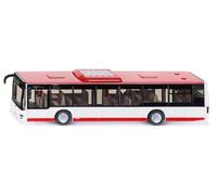 siku 3734 - MAN Bus urbain Lion's City, 1:50, Métal/Plastique, Portes Ouvrables, Rouge/Blanc