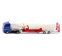 siku 3935, Camion avec éolienne, 1:50, Métal/Plastique, Multicolore, Eolienne avec socle