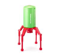 siku 5602, Silo Vertical sur Pied SILOPOWER, 1:32, Plastique, Vert / Rouge, Réglage de la hauteur des pieds pour ajuster la hauteur de passage pour les modèles siku aux échelles 1:87 à 1:32