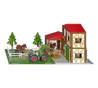 siku 5609, Ecurie à Chevaux avec Accessoires, en plastique, Multicouleur, avec Plusieurs fonctions, Compatible avec les autres modèles siku de la même échelle