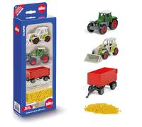 siku 6304 - Coffret cadeau agriculture, Métal/Plastique, Multicolore, Combinaison de jouets, Eléments mobiles