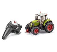SIKU 6882 - Tracteur télécommandé Claas Axion 850, 1:32, Télécommande Incluse, Métal,Plastique, Vert, Fonctionne avec Piles, Compatible avec Accessoires