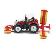 SIKU AGRICOLE TRACTEUR STEYR C/FAUCHEUSE MODÈLE STATIQUE DIECAST
