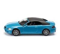 Siku BMW 645i Cabriolet 8,7 x 3,7 cm bleu acier/noir (1007) Bleu G