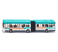 Siku Bus à soufflet RATP – Modèle réduit 16 cm, métal/plastique, blanc/turquoise