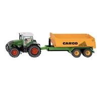 Siku Tracteur Fendt 1989, châssis à crochet, benne basculante fonctionnelle, 1:50 Métal/Plastique Vert