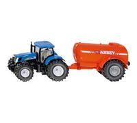 Siku Tracteur 1945 – Réservoir à lisier 1 essieu – 1:50 Métal/Plastique Bleu/Orange