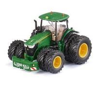 siku 6736, Tracteur John Deere 7290R Télécommandé, Module de Télécommande inclus, Vert, Métal/Plastique, 1:32, Commande par Application via Bluetooth, Roues jumelées amovibles