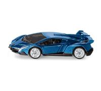 Siku Voiture miniature Lamborghini Veneno – Métal/Plastique, Gris foncé, Pneus en caoutchouc