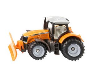 SIKU Massey Ferguson mit Räumschild Modèle de tracteur Pré-assemblé, Modèle réduit de voiture