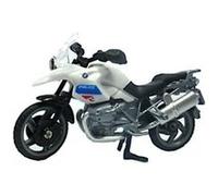 Siku Moto BMW R1200 GS Police 6,5 cm acier blanc (1049) Bleu