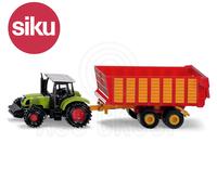 Siku NO.1650 1:87 Echelle Claas Tracteur Avec Ensilage Trailer Dicast Model Toy