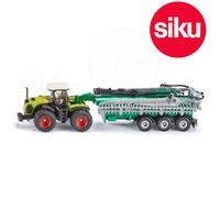 Siku No 1827 1:87 Claas Xerion Tracteur Avec Samson Tanker À Fumiers