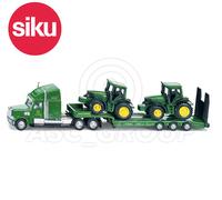 Siku NO.1837 1:87 Echelle Jd Bas Chargeur & 2 John Deere Tracteur Dicast Modèle