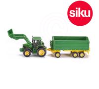 Siku No 1843 1:87 Tracteur John Deere Avec Chargeur Avant + Remorque Krampe
