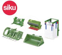 Siku Véhicule miniature 3658 – Set accessoires pour chargeur frontal – Sans piles – Échelle 1:32 G