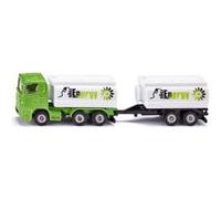 Siku Remorque citerne Scania 15,2 cm en acier 2 pièces (1690) Vert G