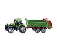 siku 1673, Tracteur Avec épandeur universel, Métal/Plastique, Vert, Hayon ouvrant