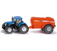 SIKU Tracteur avec tonne à lisier à un essieu Jouet miniature 1 pièce