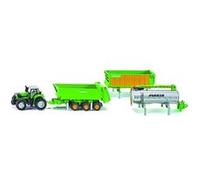 Siku tracteur Deutz-Fahr avec kit de montage Joskin vert (1848) Vert G