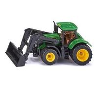 Siku Tracteur John Deere 6215R avec chargeur frontal 9,3 cm vert (1395) Jaune G
