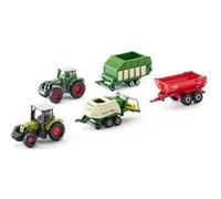Siku tracteurs avec remorques cadeaux (6286) 5 pièces Vert G