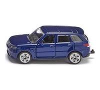 siku 1521, Range Rover, Métal/Plastique, Bleu, Attelage de remorque, Compatible Avec autres Jouets siku de la même Échelle