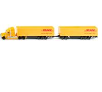 Siku Voiture jouet DHL Road Train avec 22 roues et pièces chromées