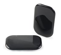 SIKUAI 1 paire de cache-trou d'antenne de remplissage de moto noir Pour Road Street Glide King FLHR