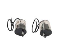 SIKUAI 2 Pins Car Flash Relay Black 12 V For Car, SUVs 2 Pcs