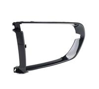 SIKUAI Auto 1PC Feu Antibrouillard Avant Moulure Couverture Lunette Grille Support Garniture Remplacement For Jaguar F-Pace R Sport2016-2020, Droite, Noir Brillant