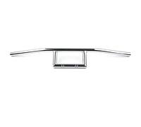 SIKUAI Guidon de moto Drag Z-Bar Tracker 7/8'' pour Acier, ARGENT