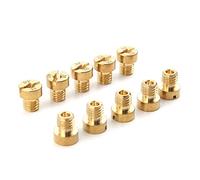 SIKUAI Lot de 10 gicleurs principaux de carburateur M5 de remplacement 30 32 35 36 38 40 42 45 46 48 For Dellorto Carburateur SHA SHB UA UB PHBG VHB-CS VHBT-CS