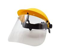 Sikurotech Visière Ecran Protection Façade Visage, Visière Polycarbonate Réglable, Accessoire Jardinage Sécurité Professionnel Bricolage
