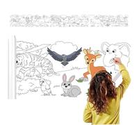 Sikweny 3M Rouleau Papier Dessin Coloriage Geant Enfant Feuille Peinture Enfant Nappe À Colorier pour Enfants Rouleau Papier Dessin Rouleaux Coupables Carnets DIY Géant Coloriage Affiche Peinture