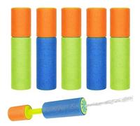 Sikweny 6 Pezzi Pistole ad Acqua, Pistola ad Acqua in Schiuma di Colori, Giochi Piscina, Acqua Giocattoli Bambini Giochi Piscina Spiaggia, Giochi d'acqua Estivi per Ragazzi e Ragazze