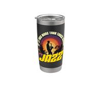 S'il a plus de trois accords, saxophoniste, musique de jazz Gobelet isotherme en acier inoxydable double paroi