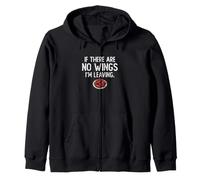 s'il n'y a Pas d'ailes, Je quitte Funny Buffalo Wing Lovers Sweat à Capuche