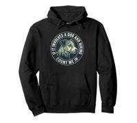 s'il s'agit d'un Chien et de la randonnée, comptez sur Moi Sweat à Capuche