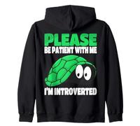 s'il Te plaît, sois Patient avec Moi, Je suis introverti, drôle Sweat à Capuche