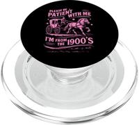 s'il Te plaît, sois Patient avec Moi, Je Viens des années 1900. Funny Pink UNC. PopSockets PopGrip pour MagSafe