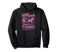 s'il Te plaît, sois Patient avec Moi, Je Viens des années 1900. Funny Pink UNC. Sweat à Capuche