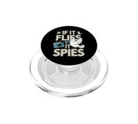 s'il Vole, il espionne Une drôle de théorie du Complot sur Les Pigeons PopSockets PopGrip pour MagSafe