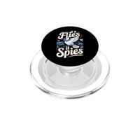 s'il Vole, il espionne Une drôle de théorie du Complot sur Les Pigeons PopSockets PopGrip pour MagSafe